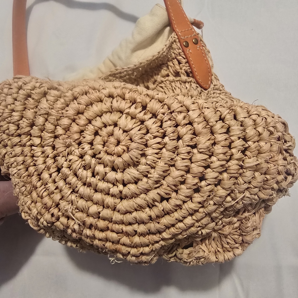 Polo Ralph Lauren Crochet Mini Bucket Bag - Picture 8 of 8